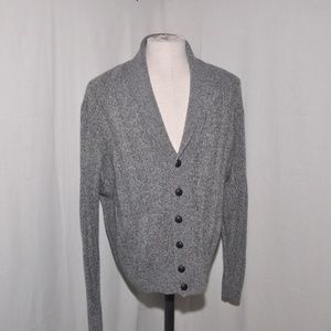 Jos A Bank Executive Button-Up Wool Cardigan Large